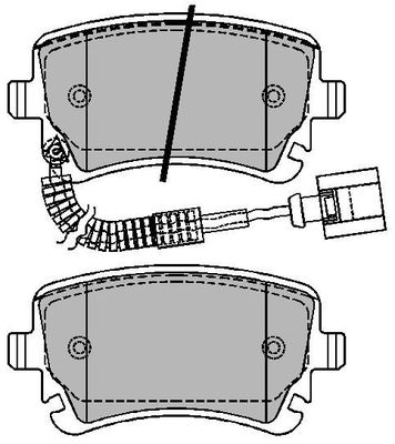 COMLINE Комплект тормозных колодок, дисковый тормоз CBP11754