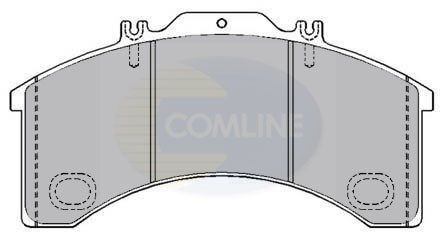 COMLINE Комплект тормозных колодок, дисковый тормоз CBP9017