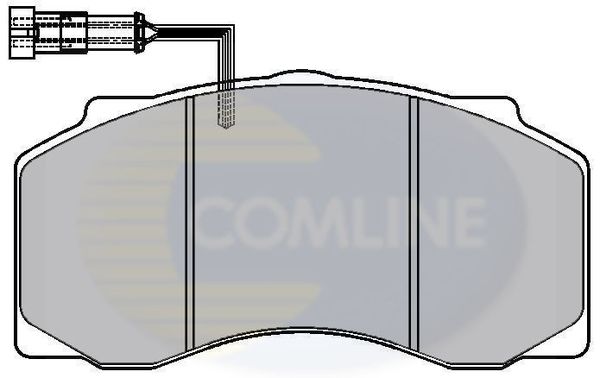 COMLINE Комплект тормозных колодок, дисковый тормоз CBP9027