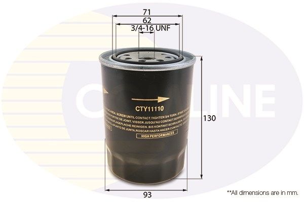 COMLINE Eļļas filtrs CTY11110