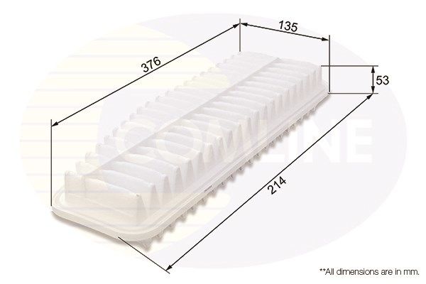 COMLINE Gaisa filtrs CTY12075