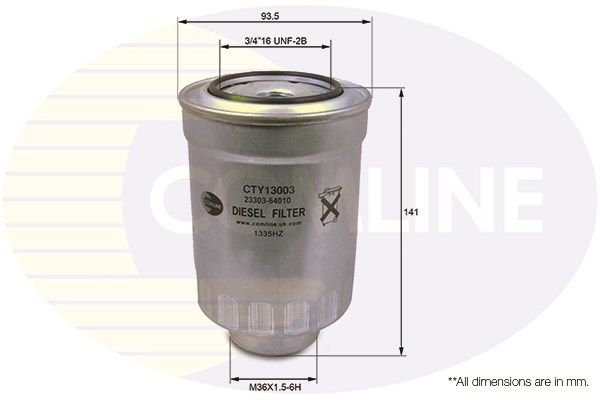 COMLINE Топливный фильтр CTY13003