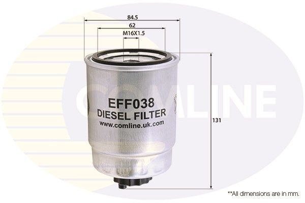 COMLINE Degvielas filtrs EFF038