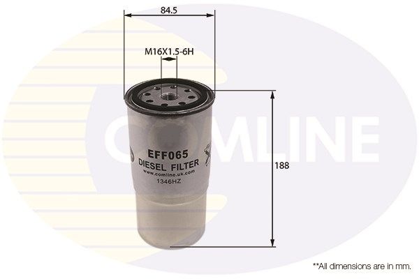 COMLINE Топливный фильтр EFF065