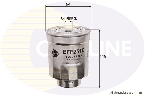 COMLINE Degvielas filtrs EFF251D