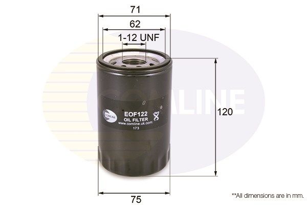 COMLINE Eļļas filtrs EOF122