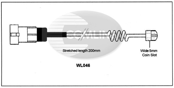 COMLINE Сигнализатор, износ тормозных колодок WL046