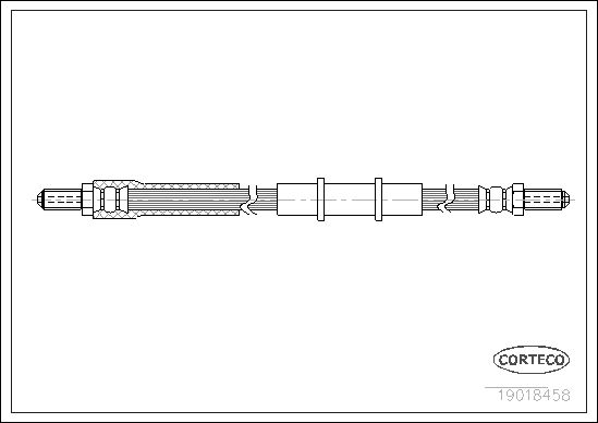 CORTECO Тормозной шланг 19018458