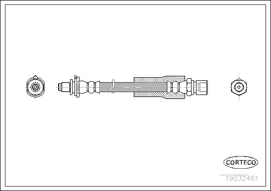 CORTECO Тормозной шланг 19032461