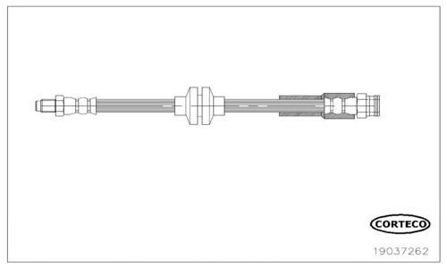 CORTECO Bremžu šļūtene 19037262