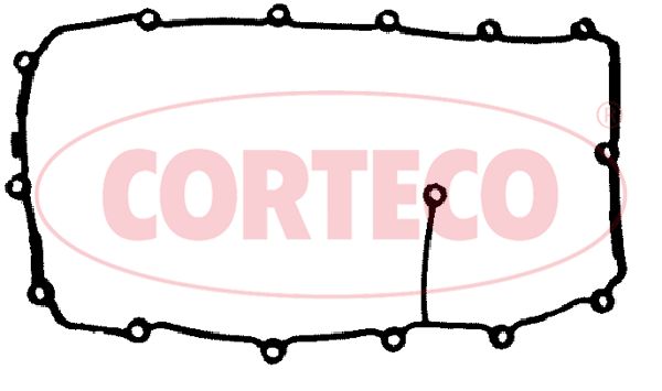 CORTECO Прокладка, крышка головки цилиндра 440491P