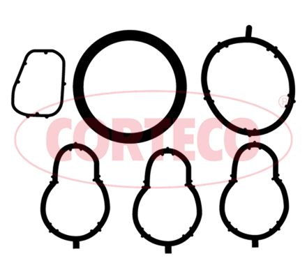 CORTECO Прокладка, впускной коллектор 450582H