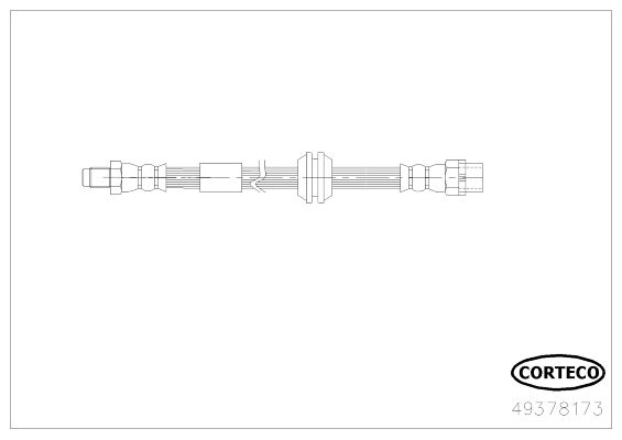 CORTECO Тормозной шланг 49378173