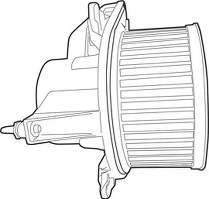 CTR Электродвигатель, вентиляция салона 1208246