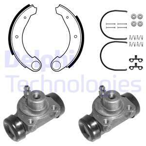 DELPHI Комплект тормозных колодок 640