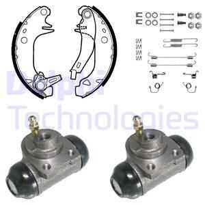 DELPHI Комплект тормозных колодок 776