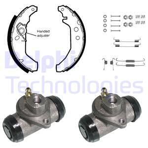 DELPHI Комплект тормозных колодок 824