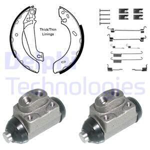 DELPHI Комплект тормозных колодок 843