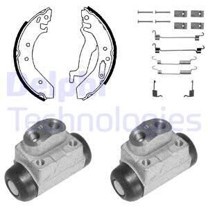 DELPHI Комплект тормозных колодок 917