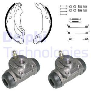DELPHI Комплект тормозных колодок 930