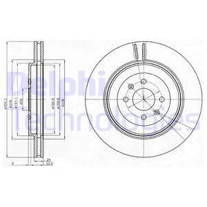 DELPHI Тормозной диск BG3854