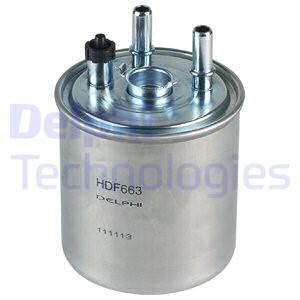 DELPHI Топливный фильтр HDF663