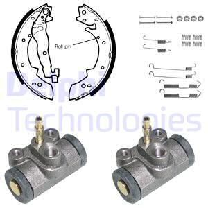 DELPHI Комплект тормозных колодок KP836