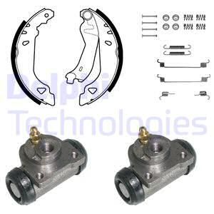 DELPHI Bremžu loku komplekts KP848