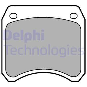 DELPHI Комплект тормозных колодок, дисковый тормоз LP22