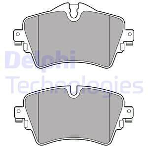 DELPHI Комплект тормозных колодок, дисковый тормоз LP2717