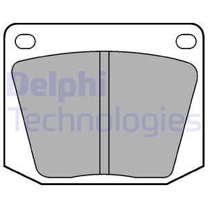 DELPHI Комплект тормозных колодок, дисковый тормоз LP32