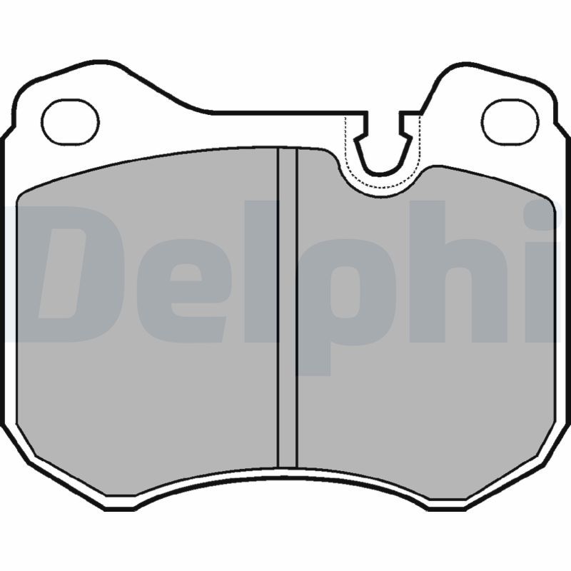 DELPHI Bremžu uzliku kompl., Disku bremzes LP5024EV