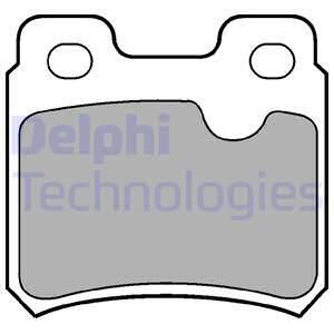 DELPHI Комплект тормозных колодок, дисковый тормоз LP586