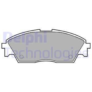 DELPHI Комплект тормозных колодок, дисковый тормоз LP605