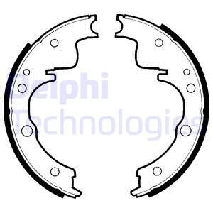 DELPHI Комплект тормозных колодок LS1270