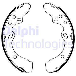 DELPHI Комплект тормозных колодок LS1501