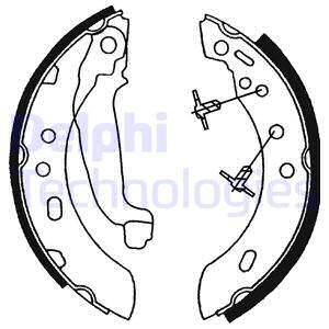 DELPHI Комплект тормозных колодок LS1689
