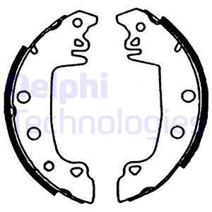 DELPHI Комплект тормозных колодок LS1721