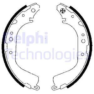 DELPHI Комплект тормозных колодок LS1834