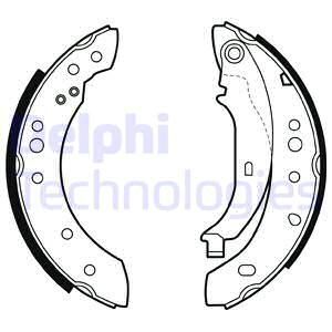 DELPHI Комплект тормозных колодок LS2002