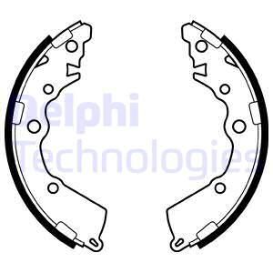 DELPHI Комплект тормозных колодок LS2068