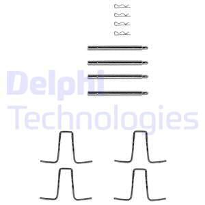 DELPHI Piederumu komplekts, Disku bremžu uzlikas LX0036