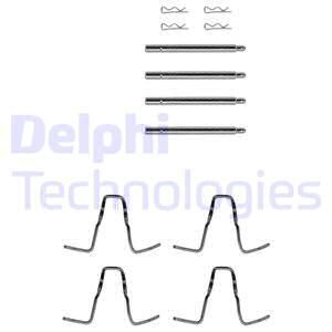 DELPHI Комплектующие, колодки дискового тормоза LX0048