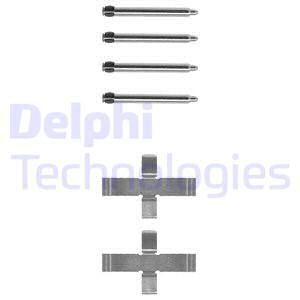 DELPHI Комплектующие, колодки дискового тормоза LX0094