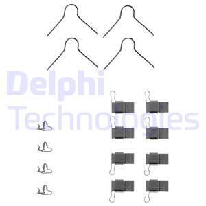 DELPHI Комплектующие, колодки дискового тормоза LX0131
