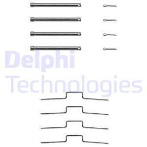 DELPHI Piederumu komplekts, Disku bremžu uzlikas LX0165