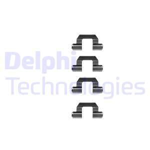 DELPHI Piederumu komplekts, Disku bremžu uzlikas LX0190