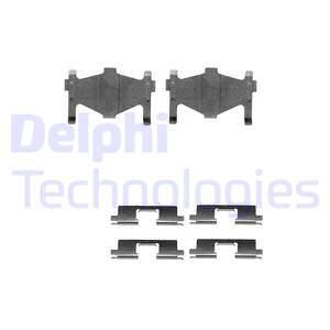 DELPHI Комплектующие, колодки дискового тормоза LX0215