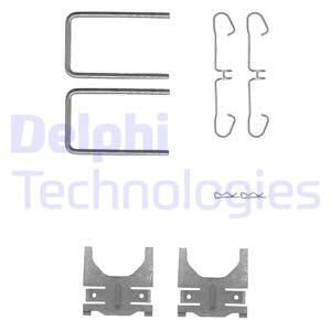 DELPHI Piederumu komplekts, Disku bremžu uzlikas LX0217