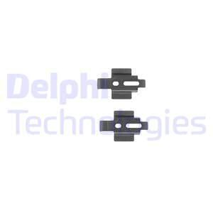 DELPHI Комплектующие, колодки дискового тормоза LX0221